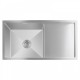 810x440x232mm 1.2mm Handmade Single Bowl Topmounted Kitchen Sink With Drainboard Corrosion Resistant Oilproof Easy Clean 810x440x232mm 1.2mm Handmade Single Bowl Topmounted Kitchen Sink With Drainboard Corrosion Resistant Oilproof Easy Clean